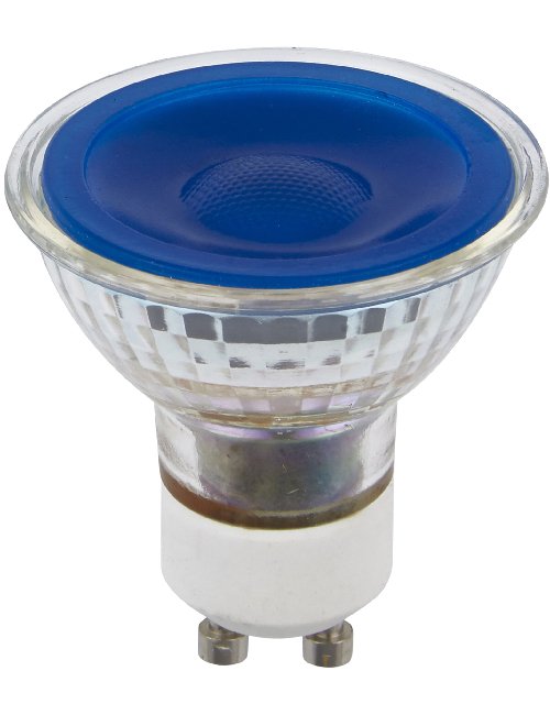 SPL LED GU10 MR16 Glass 50x54mm 230V 5W 38° AC Blue Non-Dimmable K Non-Dimmable - L641770596