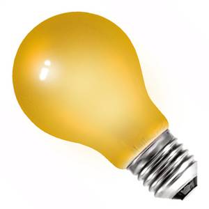 GLS 25w E27/ES 240v Bell Lighting Amber Light Bulb - 01523 Coloured Bulbs Bell  - Easy Lighbulbs