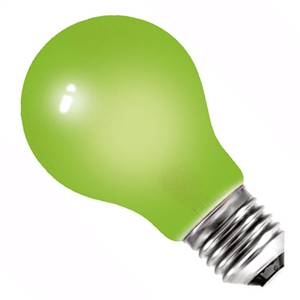 GLS 15w E27/ES 240v Crompton Green Light Bulb Coloured Bulbs Crompton  - Easy Lighbulbs