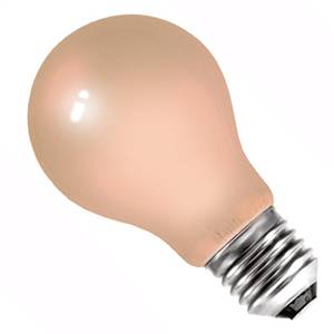 GLS Bulb 240v 15w E27/ES Pink - Crompton 15PIES-GLZ Coloured Bulbs Crompton  - Easy Lighbulbs