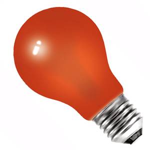 GLS 15w E27/ES 240v Crompton Red Light Bulb Coloured Bulbs Crompton  - Easy Lighbulbs