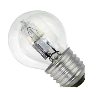 Golf Ball 28w E27/ES 240v Bell Lighting Clear Energy Saving Halogen Light Bulb - 45mm - 05224 Halogen Energy Savers Bell  - Easy Lighbulbs