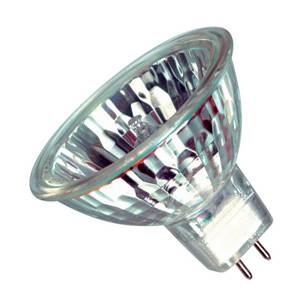 10 Pack - Halogen Spot 20w 12v GU5.3 Casell Lighting 50mm MR16 60° Glass Fronted Dichoric Bulb