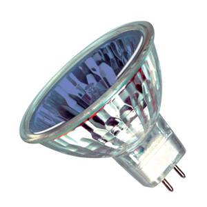 Halogen Spot 20w 12v GU4 35mm MR11 10° Blue Dichroic Reflector Light Bulb Coloured Bulbs Casell  - Easy Lighbulbs