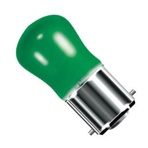 Pygmy 15w 240v B22d/BC Crompton Green Light Bulb Coloured Bulbs Crompton  - Easy Lighbulbs