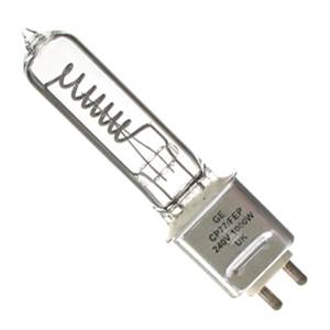 GE 88625 CP77 FEP FEL 1000w 110v G9.5 Base Projector Bulb Projector Lamps GE Lighting  - Easy Lighbulbs