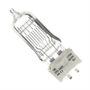 GE CP91 2500w 240v G22 Two Pin Base Projector Bulb Projector Lamps GE Lighting  - Easy Lighbulbs