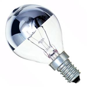 Golf Ball 15w E14/SES 24v Crown Silver Light Bulb Industrial Lamps Easy Light Bulbs  - Easy Lighbulbs