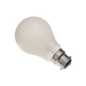 Crompton Rough Service Bulb 110/120v 60w B22d/BC Frosted Glass