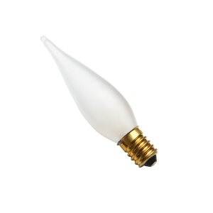 Candle 25w E14/SES 240v Girard Sudron Frosted Pointed GS2 Light Bulb - 27mm
