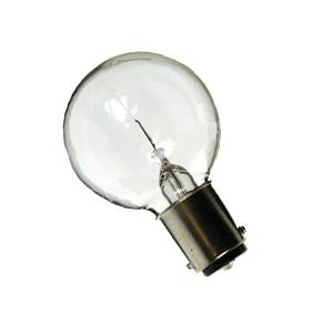 12v 36w Ba15s/SCC (Single Contact) Clear Round 38x56mm Auto Bulb