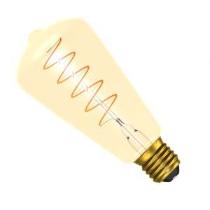 240v 4w E27 Spiral Filament Amber Dimmable ST64x140 - BELL - 60017