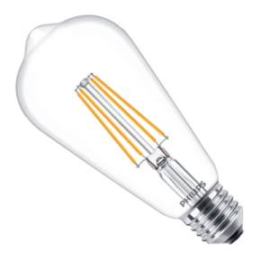 240v 7w E27 Filament LED ST64 806lms Non Dimmable - Philips - 74275400 - 929001387602