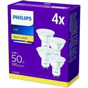 240v 5w LED GU10 36° 2700K - Philips - 4 pack