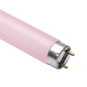 18w T8 600mm 2 Foot Pink - Striplight Fluorescent Tube - Narva - 11018 0106