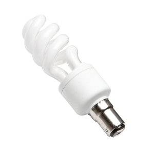 PLSP 9w 240v Ba15d/SBC Bell Extra Warmwhite/827 Electronic Spiral Energy Saving Light Bulb - 04993 Energy Saving Bulbs Bell  - Easy Lighbulbs