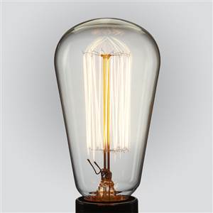 Squirrel Cage 240v 40w E27 Gold T64x164mm - 40800014526 General Household Lighting Other  - Easy Lighbulbs
