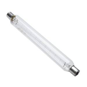 OBSOLETE READ TEXT - 240v 60w S15 284mm Clear Striplight. General Household Lighting Crompton  - Easy Lighbulbs