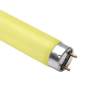 18w T8 Sylvania Yellow 600mm Fluorescent Tube - 0002561