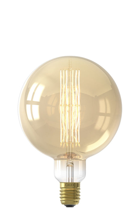 Calex 425642 - Giant Filament Megaglobe Gold LED lamp Dimmable 240V