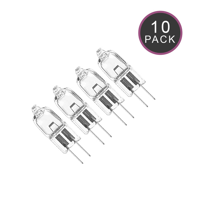 Pack of 10 - Halogen Capsule 50w 12v GY6.35 Casell Lighting Clear Light Bulb