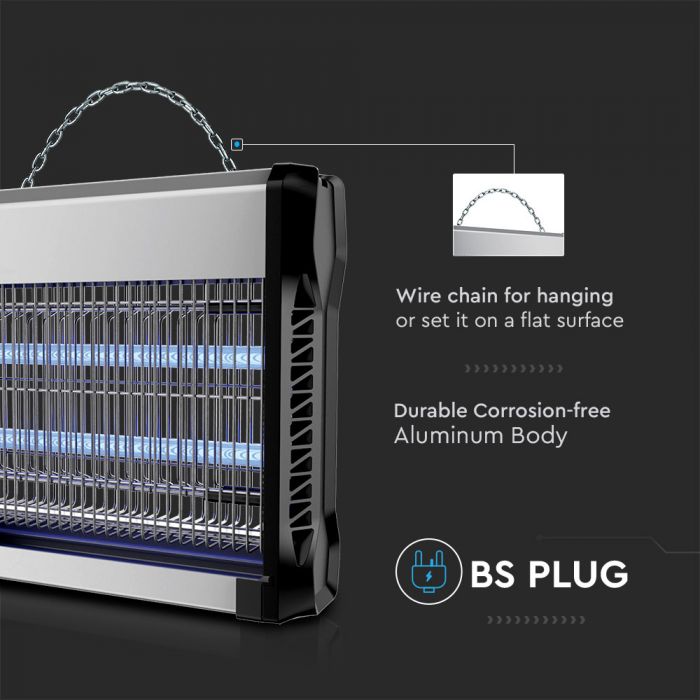 V-Tac 3216 2 x 8W Electronic Insect Killer | Fly Killer Unit SKU: 11179 | VT-3216