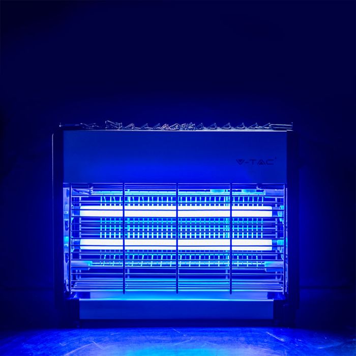 V-Tac 3220 2 x 10W Flykiller Coverage 80m2 Insect Killer Unit - V-Tac - VT-3220