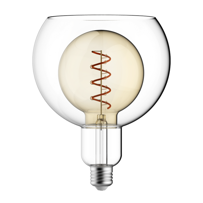 Crompton 21976 LED Decorative Nucleus Globe G125 Golden 4W 1800K ES-E27