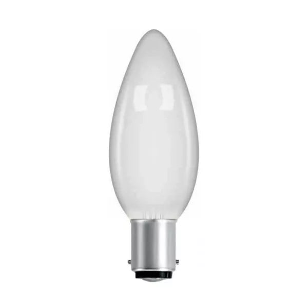Bellight 40W 35mm Opal Candle 230-240V SBC B15 2700K Warm White