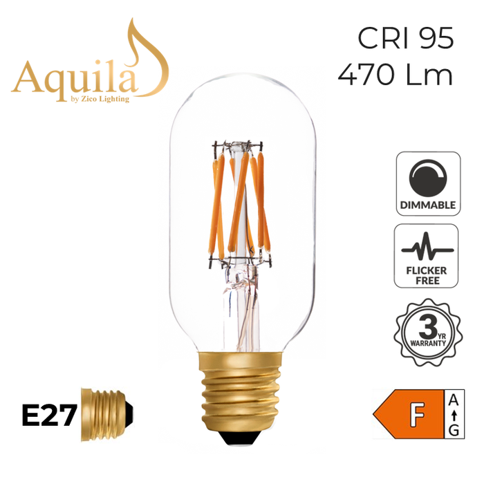 Zico ?Radio T45 Clear 5.5W 2200K E27 Light Bulb Dimmable