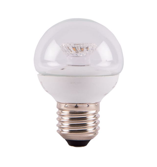 Bell 60525 2.1W LED 45mm Round Ball Clear - ES, 2700K