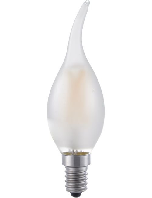 SPL LED E14 Filament Tip Candle C35x120mm 230V 320Lm 4W 2500K 925 360° AC Frosted Dimmable 2500K Dimmable - LF023850301
