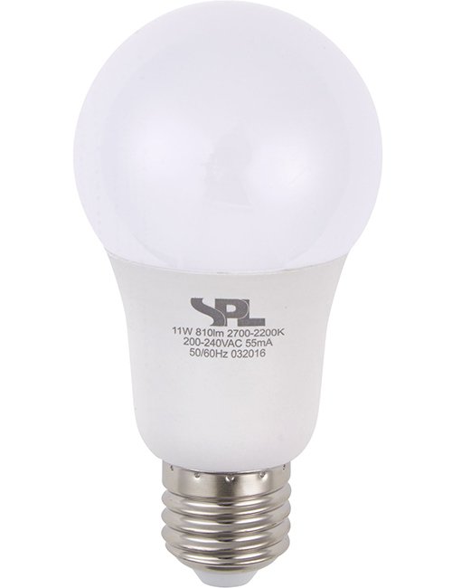 SPL LED E27 DimToWarm GLS A60x118mm 230V 810Lm 11W 2000-2700K 920-927 270° AC Opal Dimmable 2700K Dimmable - L276081001