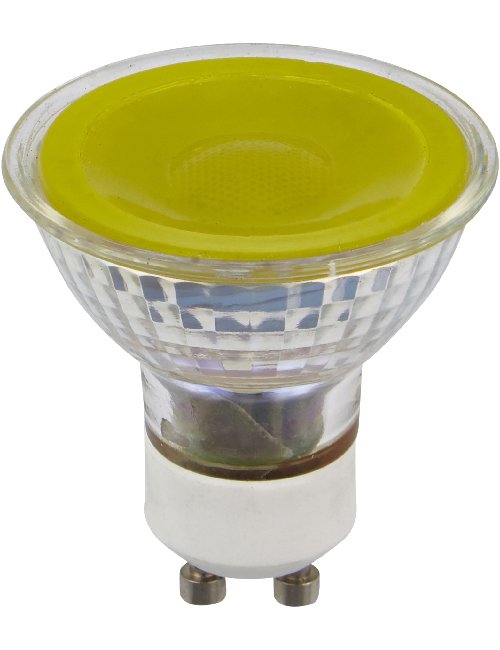 SPL LED GU10 MR16 Glass 50x54mm 230V 5W 38° AC Yellow Non-Dimmable K Non-Dimmable - L641770594