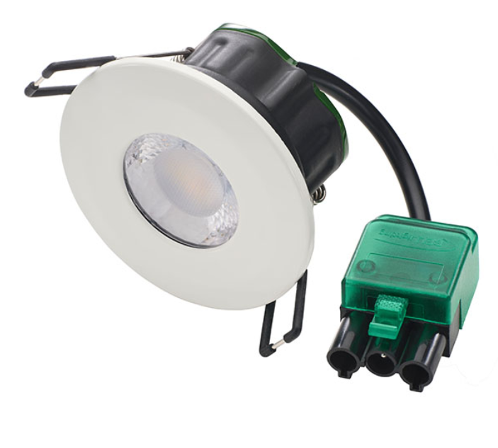 Bell 10510V2 Firestay 5/7W LED CCT Dimmable Wattage Switchable Downlight with Tool Free Termination