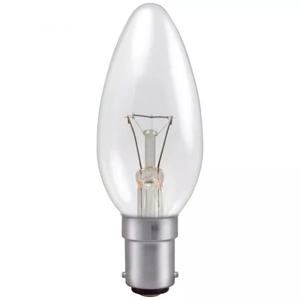 Bellight 40W Small Bayonet 35mm Candle 230-240V SBC B15 2700K Warm White
