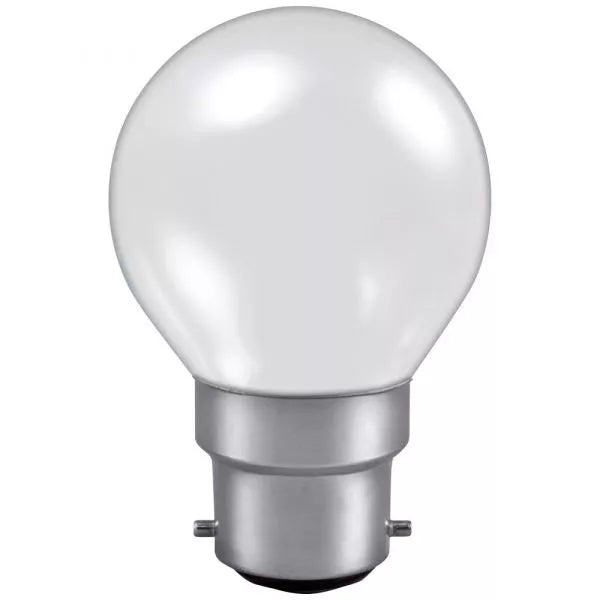 Bellight 40W 230V BC B22 Dimmable Warm White G45 Golf Ball Round Opal