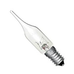 Obsolete Read Text : Candle 15w E14/SES 240v Bell Lighting Clear Pointed GS1 Light Bulb - 01382