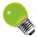 Golf Ball 15w E27/ES 240v Green Light Bulb - 45mm Coloured Bulbs Easy Light Bulbs  - Easy Lighbulbs