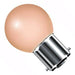 Golf Ball 15w Ba22d/BC 240v Bell Lighting Pink Light Bulb - 45mm - 01516 Coloured Bulbs Bell  - Easy Lighbulbs