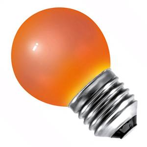 Golf Ball 15w E27/ES 240v Bell Lighting Red Light Bulb - 45mm - 01519 Coloured Bulbs Bell  - Easy Lighbulbs