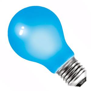 GLS 25w E27/ES 240v Bell Lighting Blue Light Bulb - 01525 Coloured Bulbs Bell  - Easy Lighbulbs