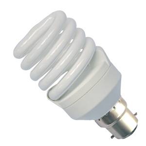 PLSP 20w 240v B22d/BC Bell Extra Warmwhite/827 Electronic Spiral Energy Saving Light Bulb - 04921 Energy Saving Bulbs Bell  - Easy Lighbulbs