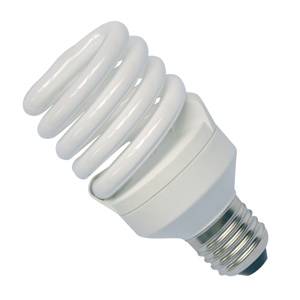 PLSP 20w 240v E27/ES Extra Warmwhite/827 Electronic Spiral Energy Saving Light Bulb - 04922 Energy Saving Bulbs Bell  - Easy Lighbulbs