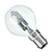 Golf Ball 28w Ba15d/SBC 240v Clear Energy Saving Halogen Light Bulb - 0635635603687 Halogen Energy Savers Easy Light Bulbs  - Easy Lighbulbs