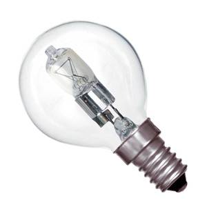 Golf Ball 28w E14/SES 240v Bell Lighting Clear Energy Saving Halogen Light Bulb - 05223 Halogen Energy Savers Bell  - Easy Lighbulbs