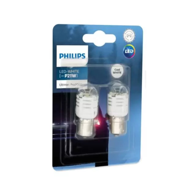 Philips 11498U30CWB2 1.75W BA15S Ultin Pro3000 2 LED Bulbs