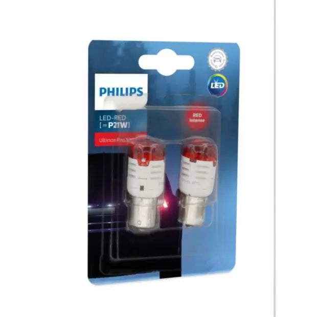 Philips 11498U30RB2 BA15S 1.75W  P21W (382) Brake Light Bulbs