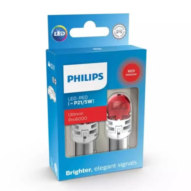 Philips 11499RU60X2  BAY15D Ultin Pro6000 2 LED Bulbs