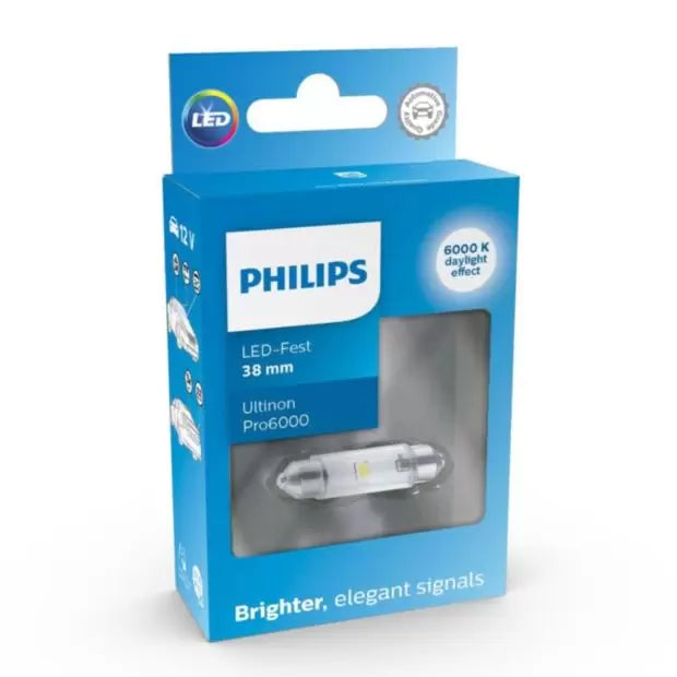 Philips 11854CU60X1  12V LED C5W LED Bulbs